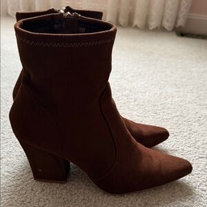 Jessica Simpson Rich Brown Heeled Boots